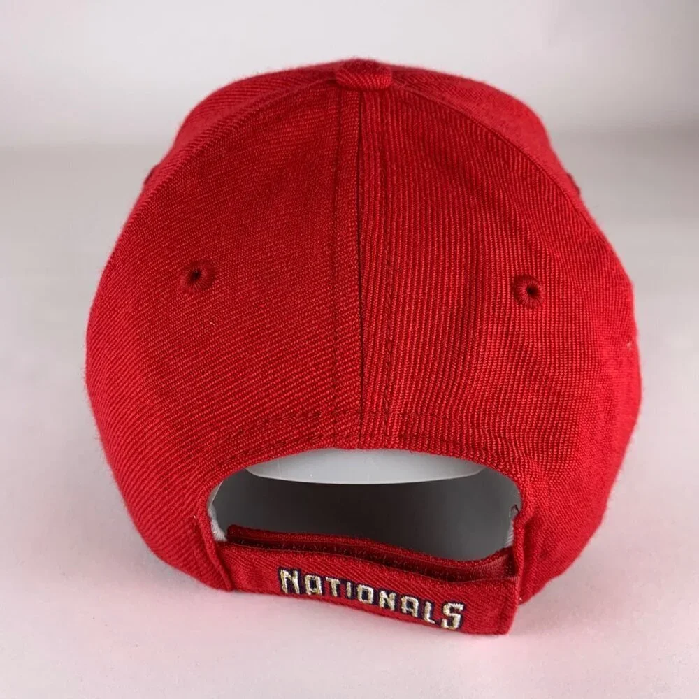 Washington Nationals MLB Red Nike Wool Blend Strapback Adjustable Hat